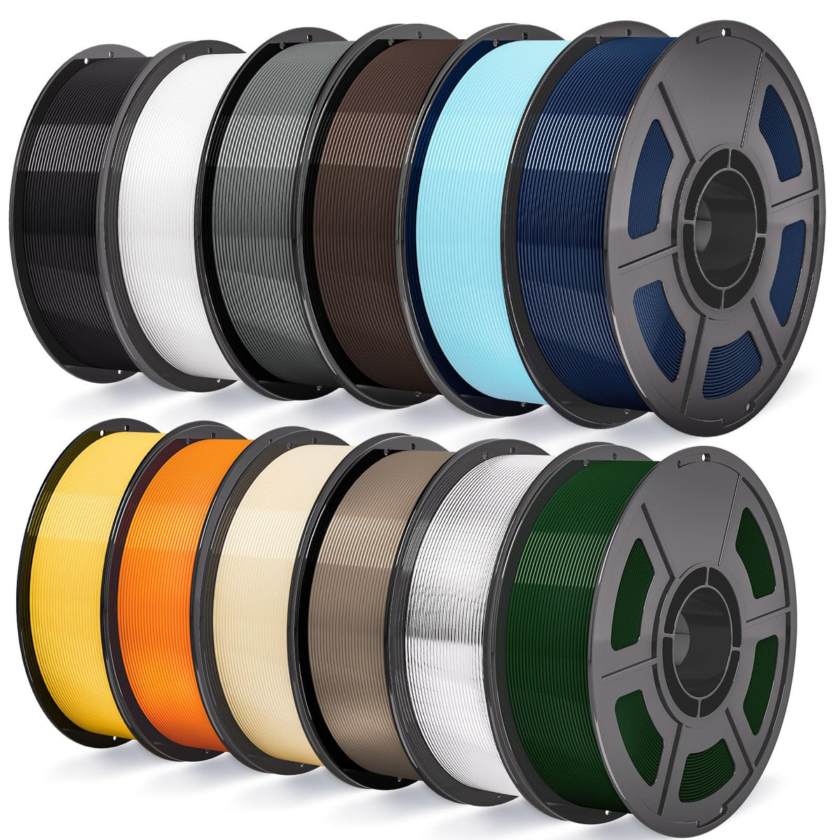 iSANMATE 16KG HF PETG Filament Bundle Multicolor Rapid PETG for Bambu Lab