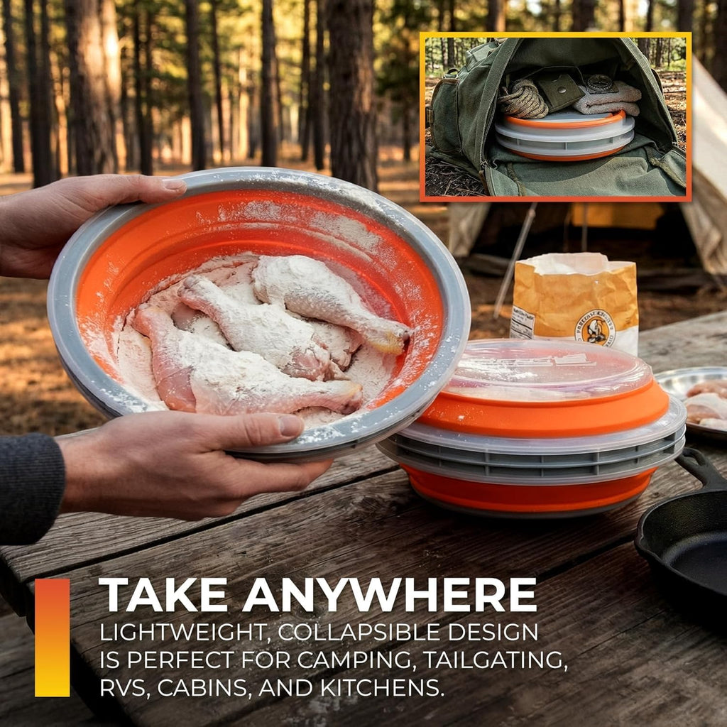 CanCooker Collapsible Breading Batter Bowl | 5 Pack