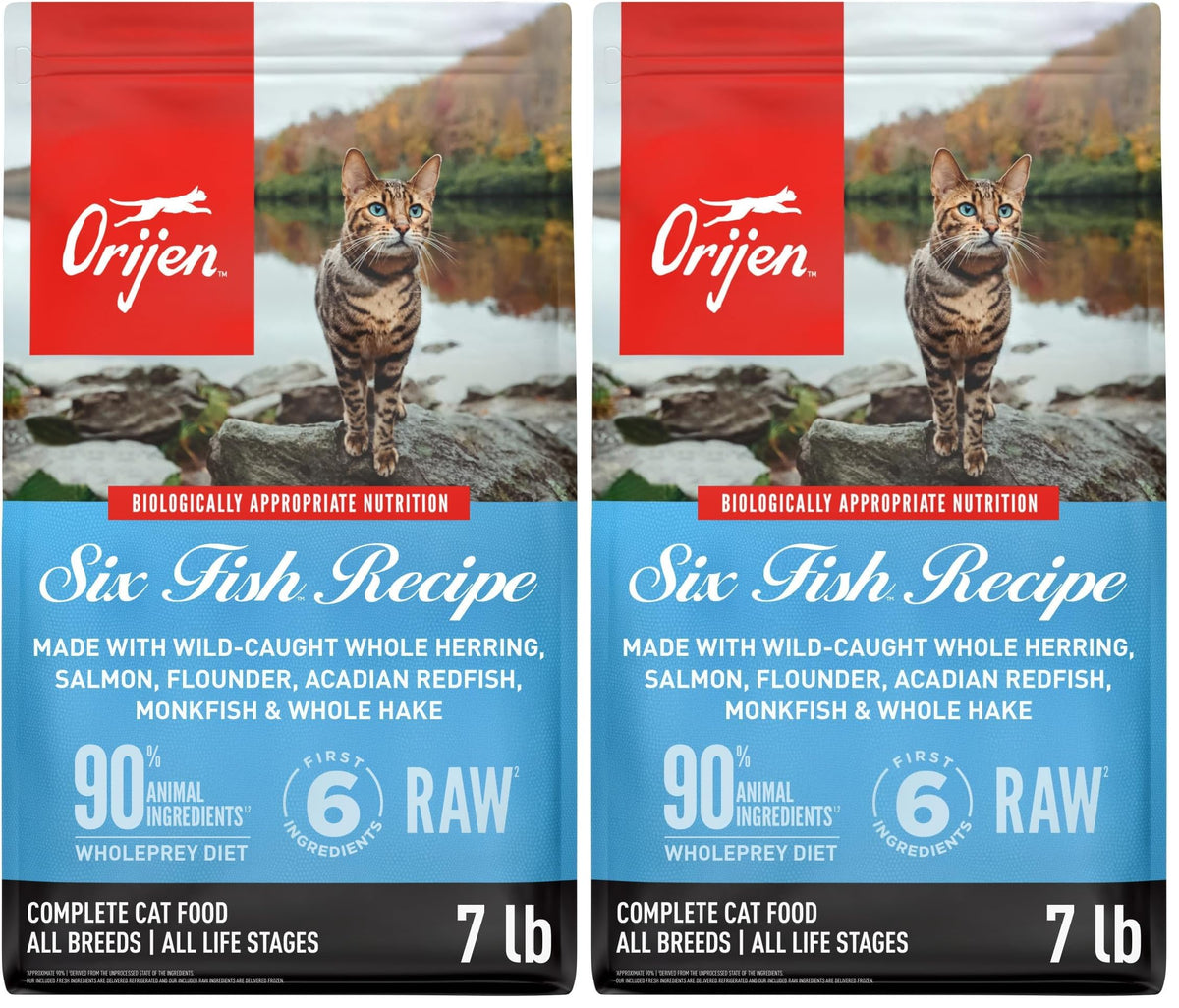 ORIJEN Grain Free WHOLEPREY Dry Cat Food Original Recipe 12lb Bag