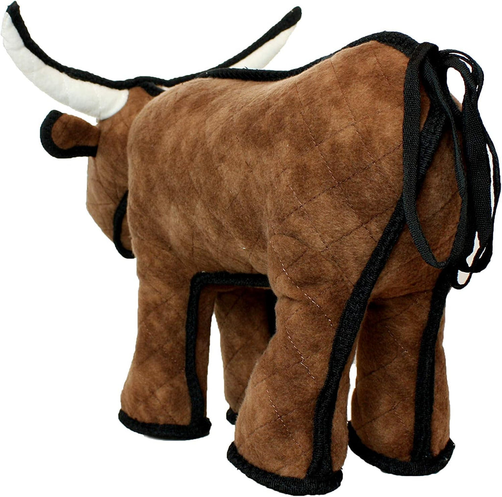 TUFFY® 2 Pack Bull Ultra Durable Plush Dog Toys