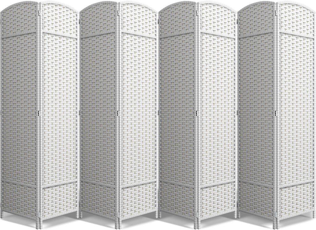 Sorbus Foldable Room Divider, Mesh Privacy Screen (6 Panel, Black)