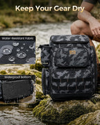 MATEIN Pro Fishing Backpack with 4 Tackle Boxes, 3600 Tackle Box Backpack