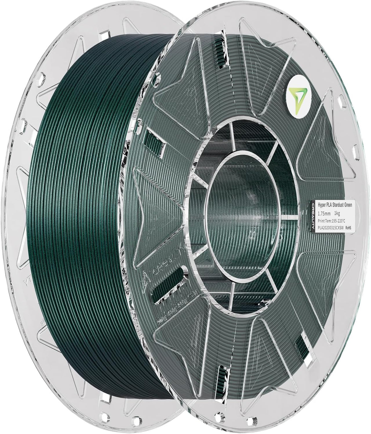 Creality Hyper PLA Filament 1.75mm, Black, 4-Pack, 4KG