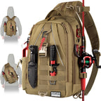 Ghosthorn Fishing Backpack with 3600 Tackle Box Fishing Gear Set Tackle Bag