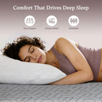 Sleepmax Extra Firm Memory Foam Mattress Topper 3 Inch Queen Size