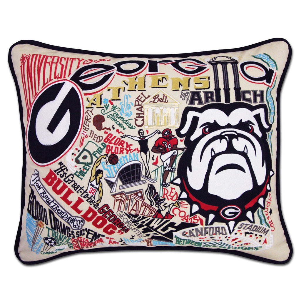 Catstudio Texas A&M Aggies Hand Embroidered Throw Pillow
