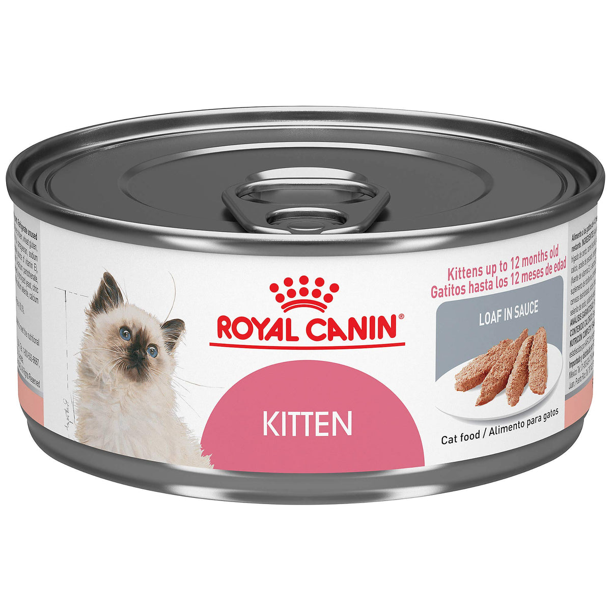 ROYAL CANIN Feline Health Nutrition Kitten Loaf in Sauce Cat Food, 3 oz (Pack of 24)