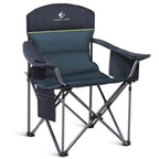 ALPHA CAMP Oversized Fully Padded Camping Chairs with Lumbar Support