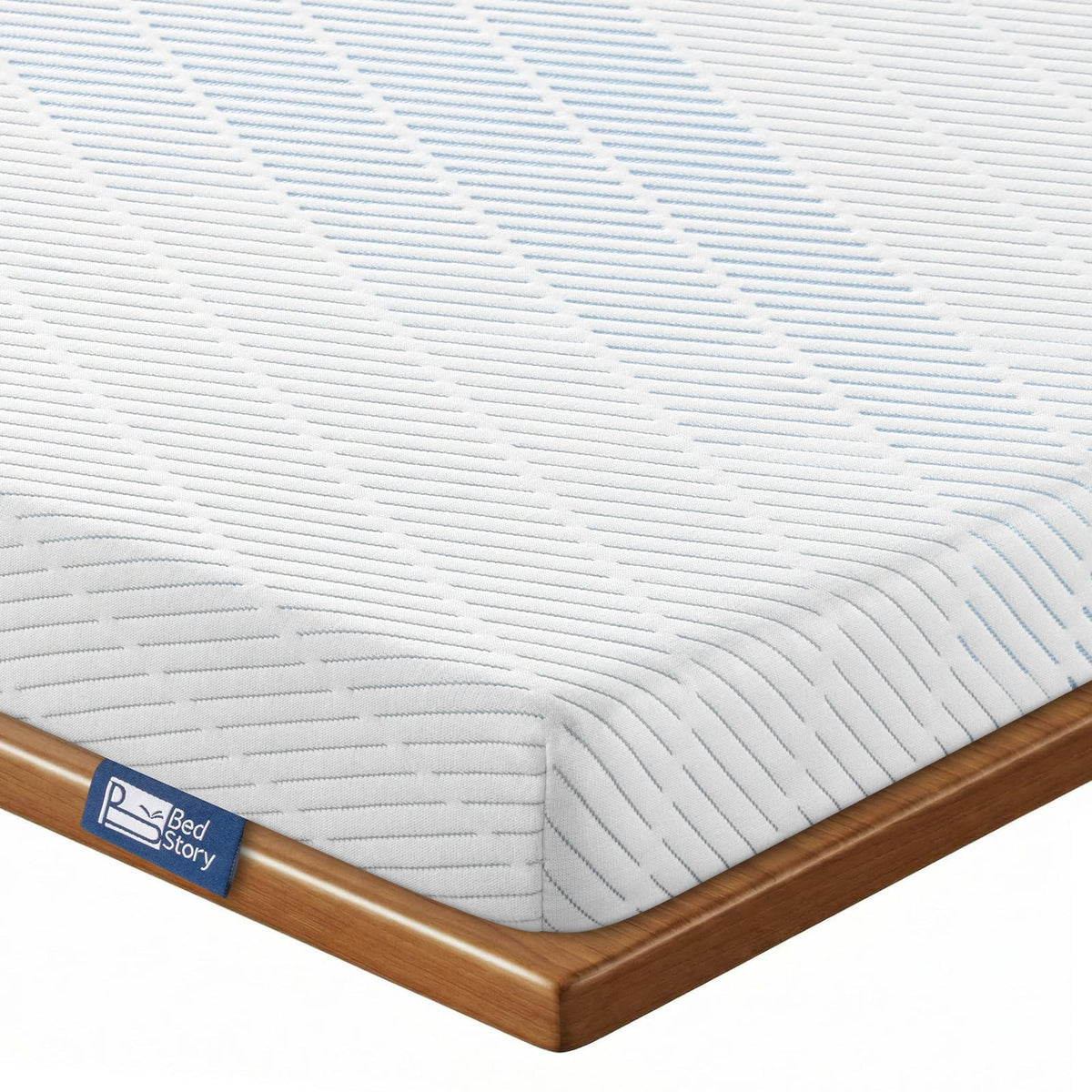 BedStory 3 Inch Full Size Firm Mattress Topper, No Odor