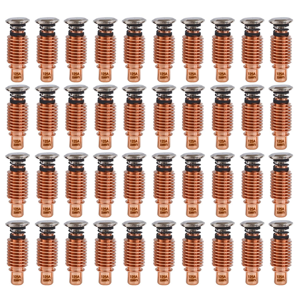 40 Pcs 420158 Plasma Nozzle Tips Fit PMX 125 Cutting Torch Consumables
