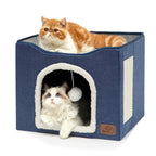 Bedsure 3-Level Cat Tree for Indoor Cats with Scratching Post,Grey