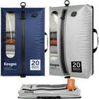 Vacuum Seal Bags for Travel with Pump, Light Grey, 20+20+28