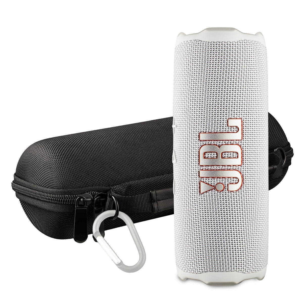 JBL FLIP 7 (Blue) Waterproof Portable Speaker Bundle with X-Halo Hardcase (Black)