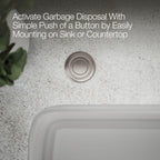 Kohler, 35723-VS, Garbage Disposal Air Switch Kit, Vibrant Stainless