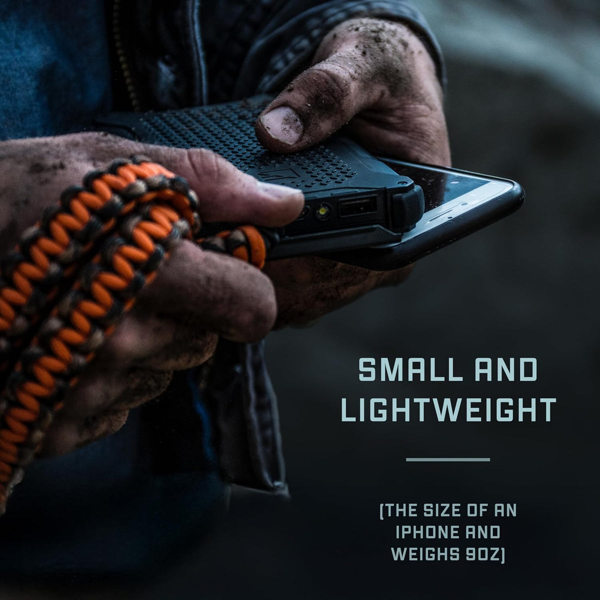 Dark Energy Poseidon Pro Indestructible Portable Charger | 10,000 mAh High Capacity | Fast Charging USB-C and USB-A Ports, Ultra-Durable Armor Flex, IP68 Waterproof, Made for Adventures Off The Grid