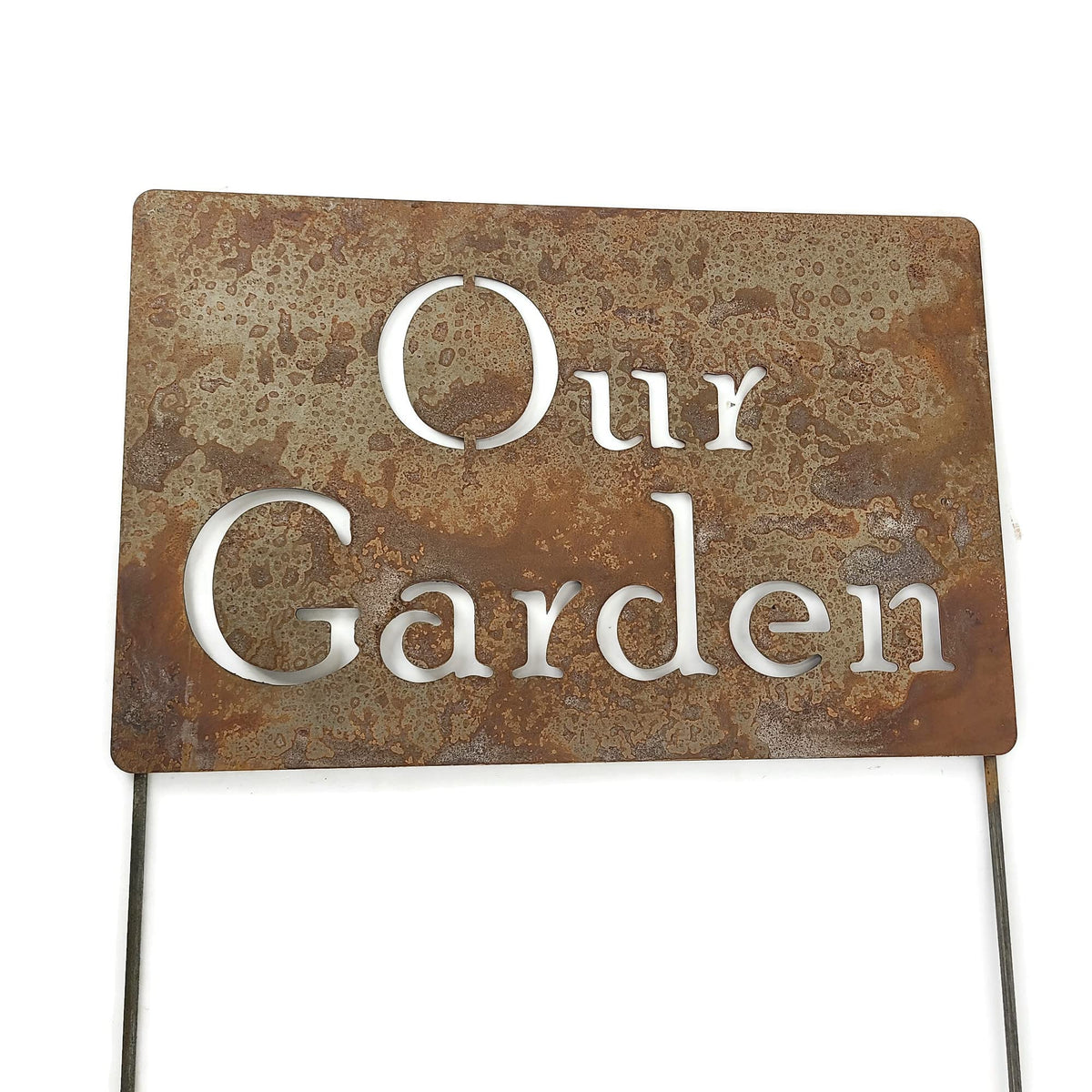 Funny Garden Stake 20 to 33 Inches Tall (Bunny Crossing, XL 33" Tall)