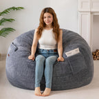MAXYOYO Bean Bag Chair, Soft Bean Bag Sofa with Supportive Foam Filling