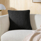 Sunday Citizen Snug Throw Pillow – Soft Memory Foam Decorative Pillow, Plush Snug Fabric Cover, Cozy Sofa & Bed Pillow, Washable Cover, Luxury Throw Pillow (Coal)