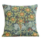 William Morris Kelmscott Tree Blue Tapestry Throw Pillow Cover 19 x 19 in