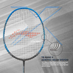 Li-Ning 3D Calibar X Combat Carbon Graphite Strung Racquets, 85 Grams, 30 Lbs String Tension and Free Full Cover