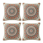 Outdoor Sunbrella Decorative Pillows Pack of 4, 20" x 12" Outdoor Pillow Set for Couch Bed Throw Patio Sofa, Airies Marble