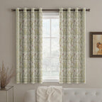 Chicken Curtains, Botanical Leave Chicken Curtains 84 Inch Length