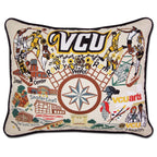 Catstudio Texas A&M Aggies Hand Embroidered Throw Pillow