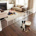 FXW Dog Gate, Extra Wide Adjustable for Openings Up to 111", 32" H