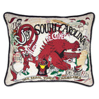 Catstudio Texas A&M Aggies Hand Embroidered Throw Pillow