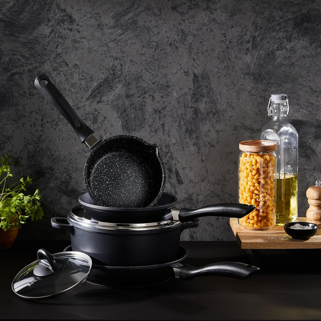 Cuisine::pro Stone Cookware Set, Non-Stick, Toxin-Free, 6 Piece