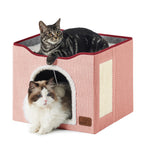 Bedsure 3-Level Cat Tree for Indoor Cats with Scratching Post,Grey