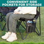1MORE Folding Bench, Portable Foldable Sideline Bench for Team with Carry Bag
