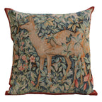William Morris Kelmscott Tree Blue Tapestry Throw Pillow Cover 19 x 19 in