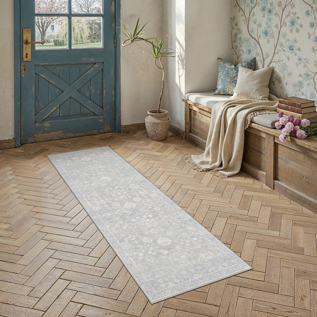 HUGEAR 8x10 Beige Neutral Area Rugs Washable Rug Carpet