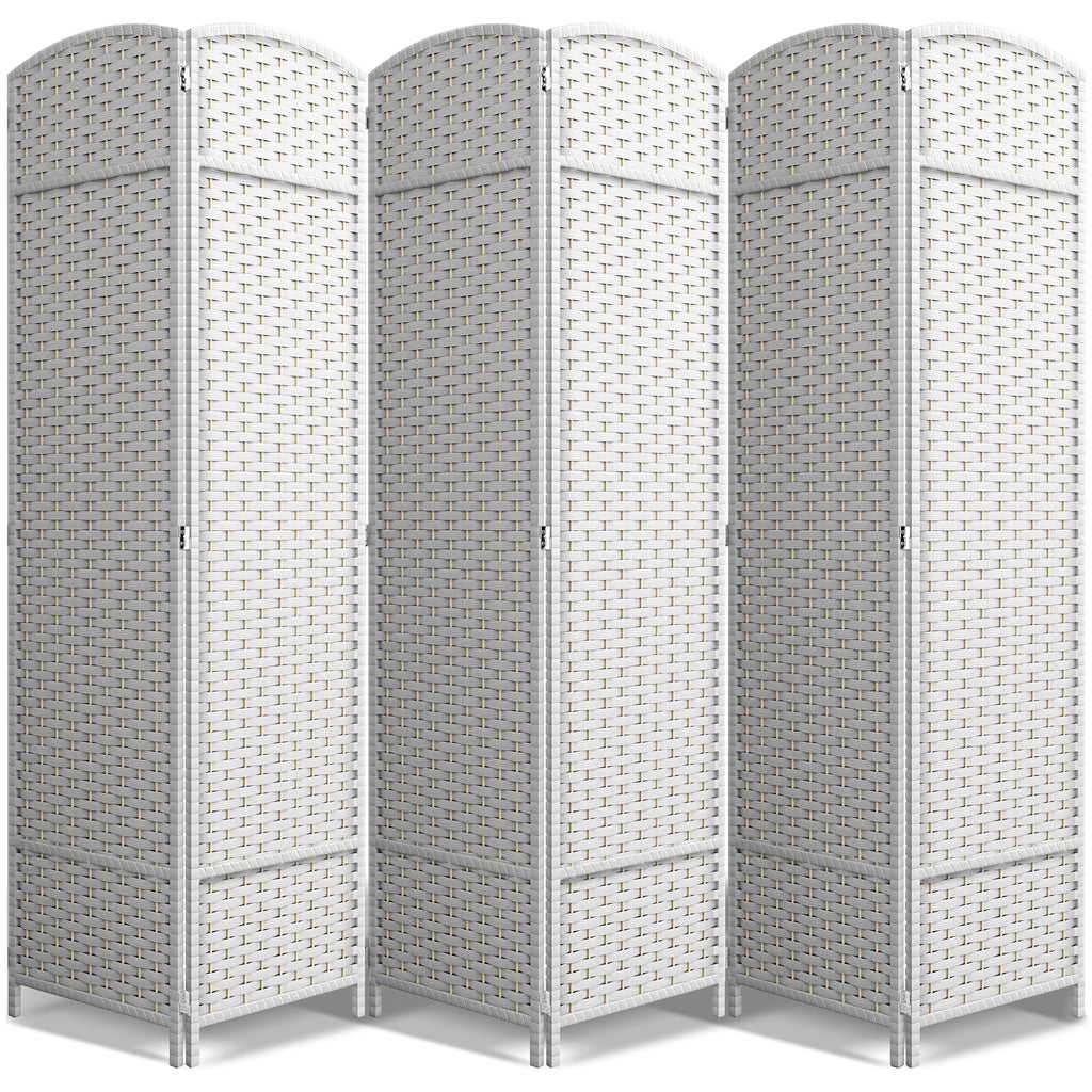 Sorbus Foldable Room Divider, Mesh Privacy Screen (8 Panel, Chocolate)