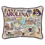 Catstudio Texas A&M Aggies Hand Embroidered Throw Pillow