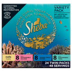 Sheba Perfect Portions Cuts Wet Cat Food, Variety Pack, 2.6 oz, 48 ct