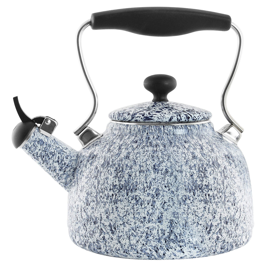 Chantal Tea Kettle, Vintage Series, Enamel on Steel, Whistling (Cobalt Blue)