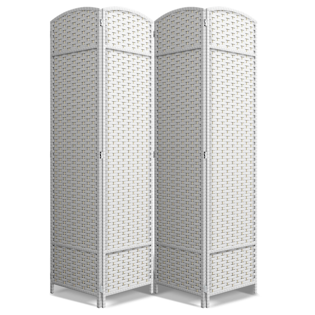 Sorbus Foldable Room Divider, Mesh Privacy Screen (8 Panel, Black)