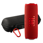 JBL FLIP 7 (Blue) Waterproof Portable Speaker Bundle with X-Halo Hardcase (Black)