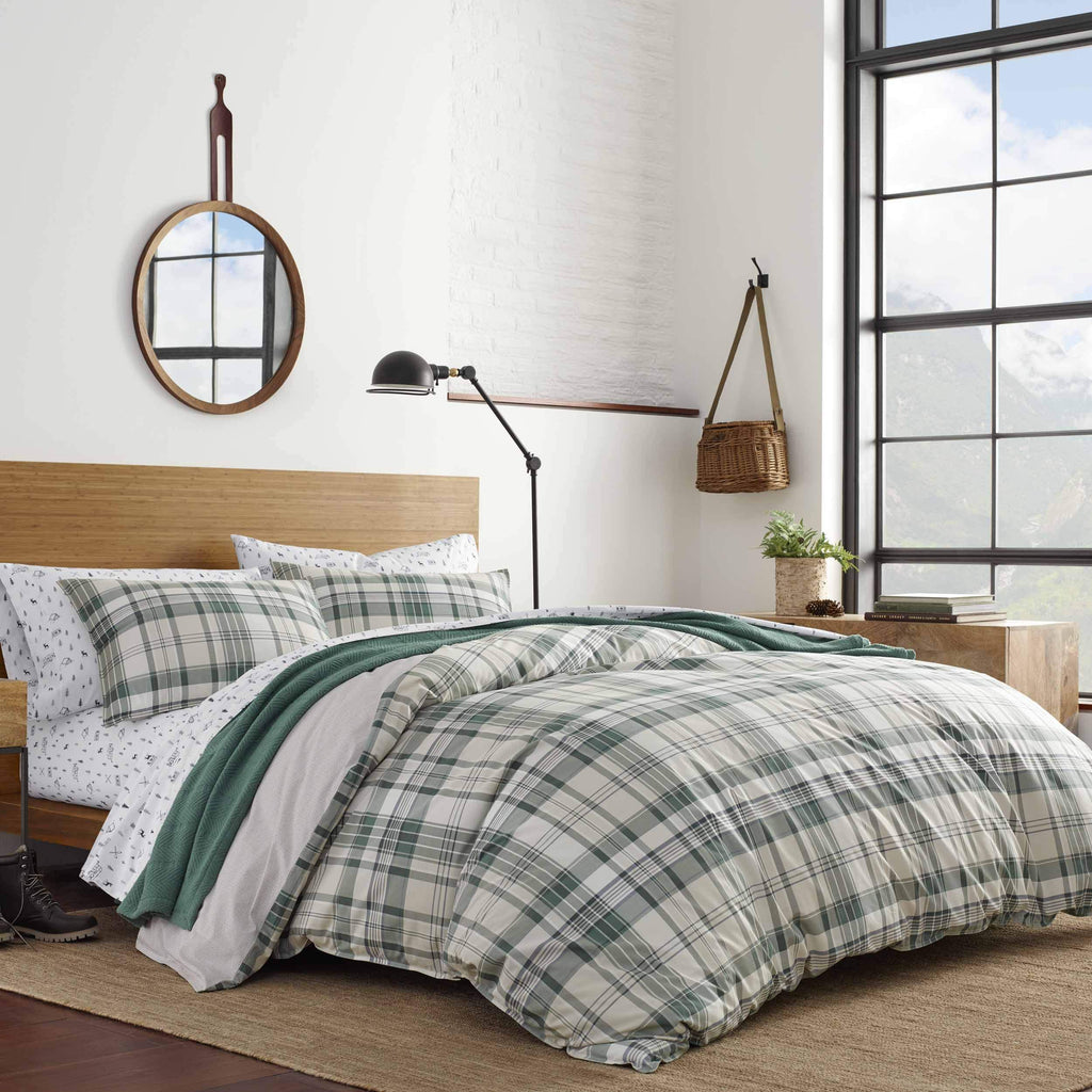 Eddie Bauer - Queen Duvet Cover Set with Shams