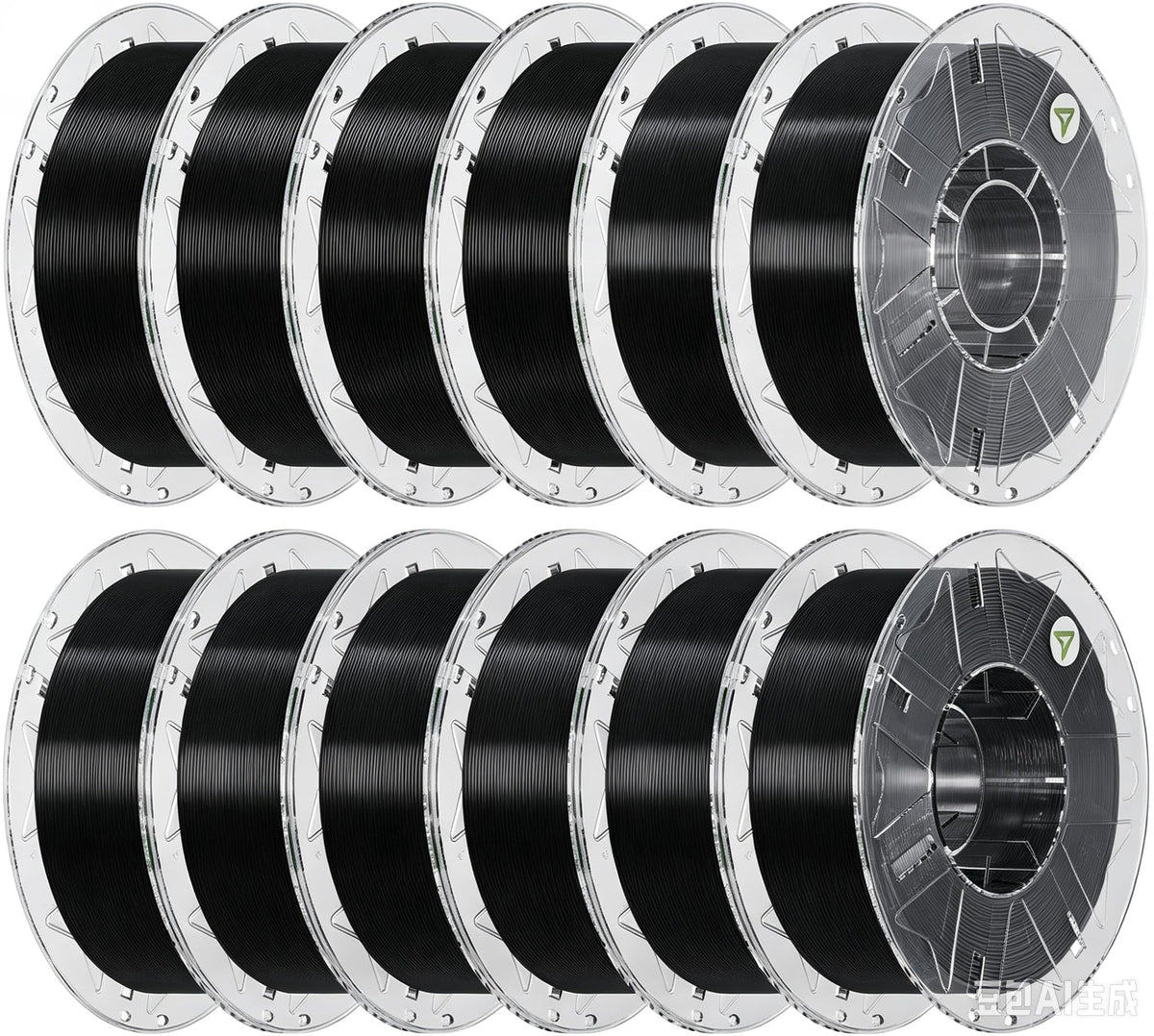 Creality Hyper PLA Filament 1.75mm, Black, 4-Pack, 4KG