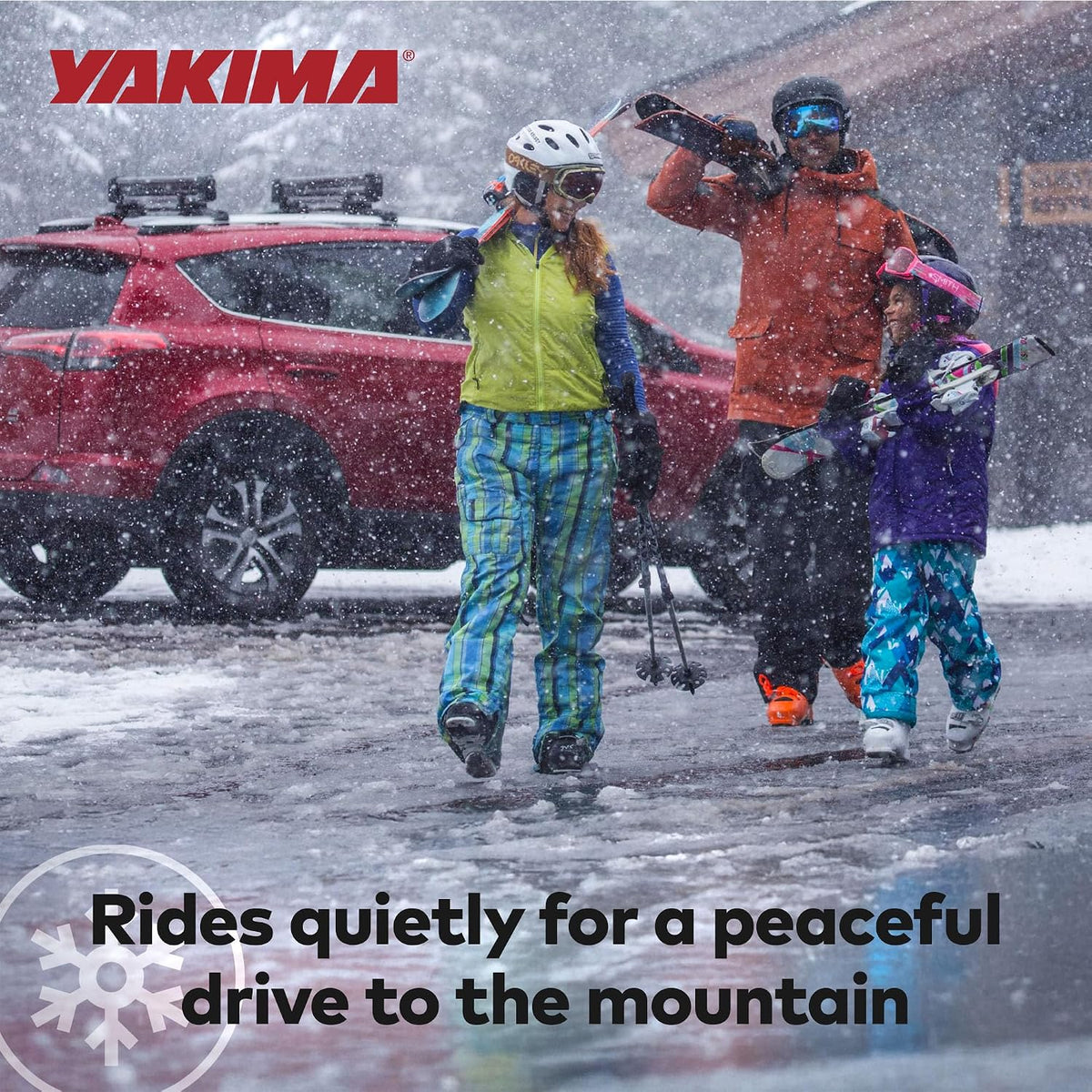 Yakima PowderHound 6 Ski & Snowboard Car Roof Rack for Crossbars