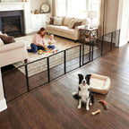 FXW Dog Gate, Extra Wide Adjustable for Openings Up to 165", 32" H
