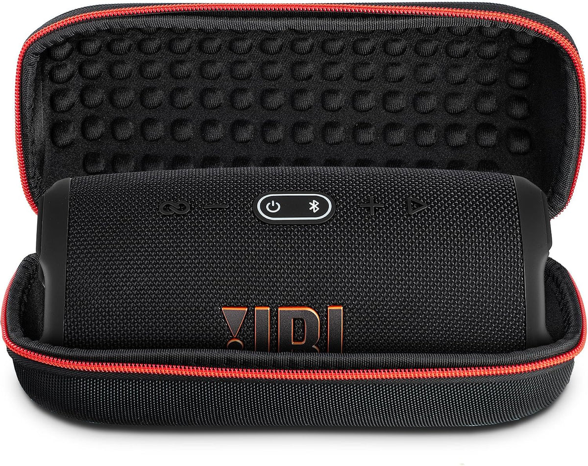 JBL Charge 5 Wireless Bluetooth Speaker (Black) | Rugged IP67 Waterproof Outdoor Audio with Deep Bass & 20H Playtime | Includes Protective Travel Case for Beach, Hiking, Camping, and More