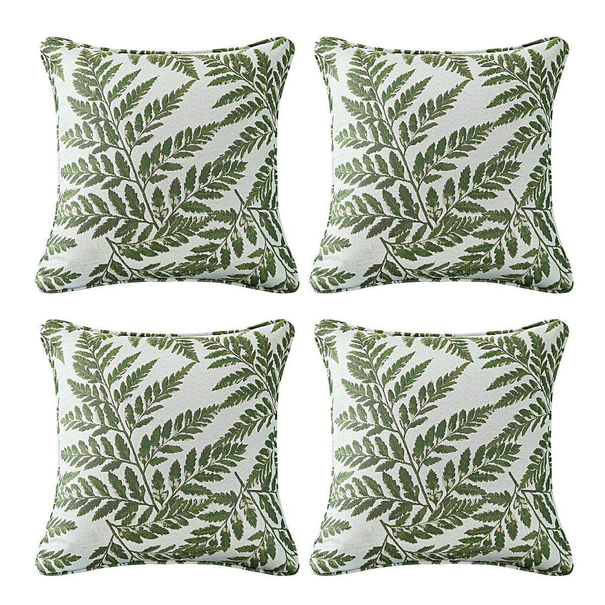 4 Pack Sunbrella Outdoor Water Repellent Throw Pillows 18x18 Inch with Insert, Decorative Square Patio Pillows for Home Garden Couch Balcony, Canvas Camel