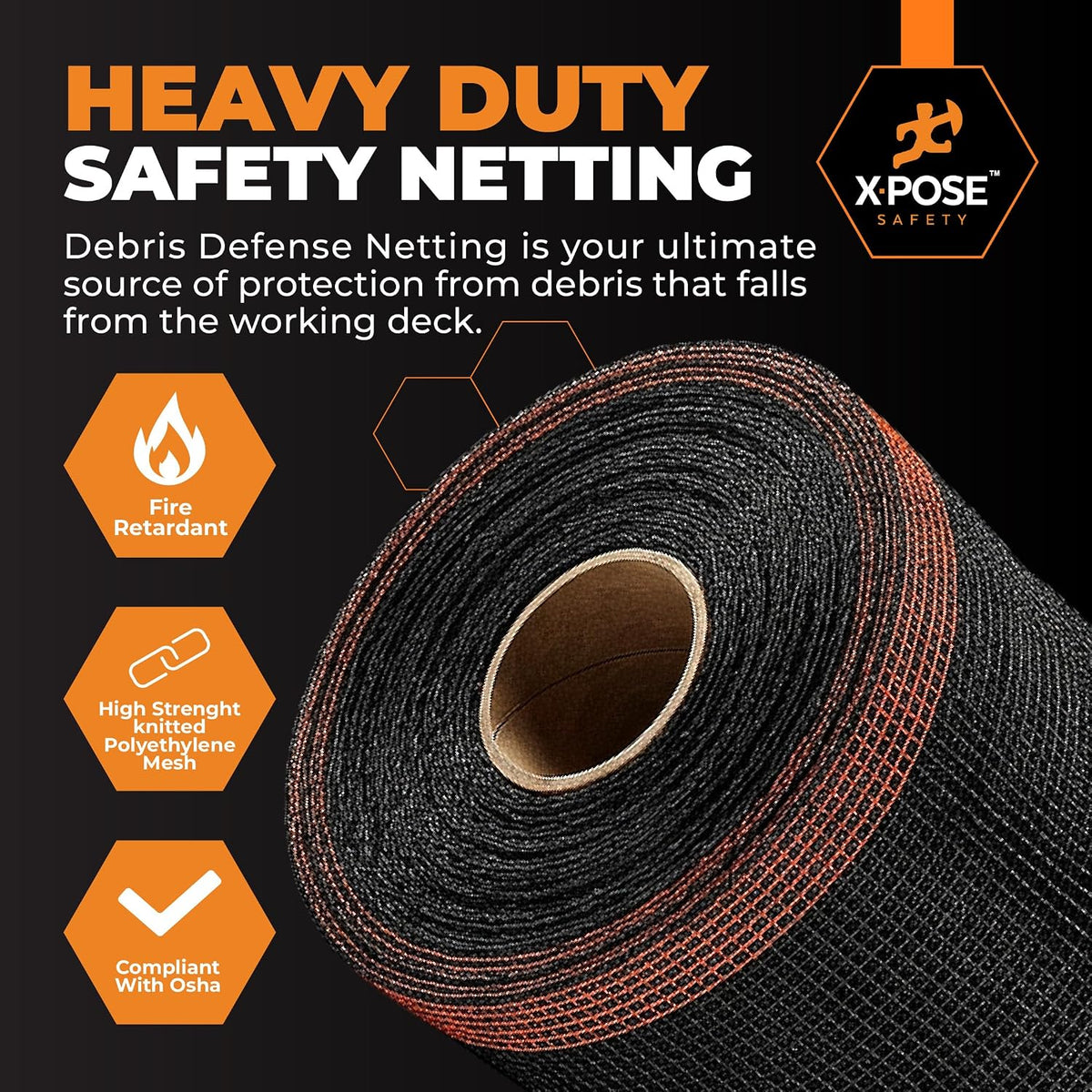 Xpose Safety Construction Safety Netting
