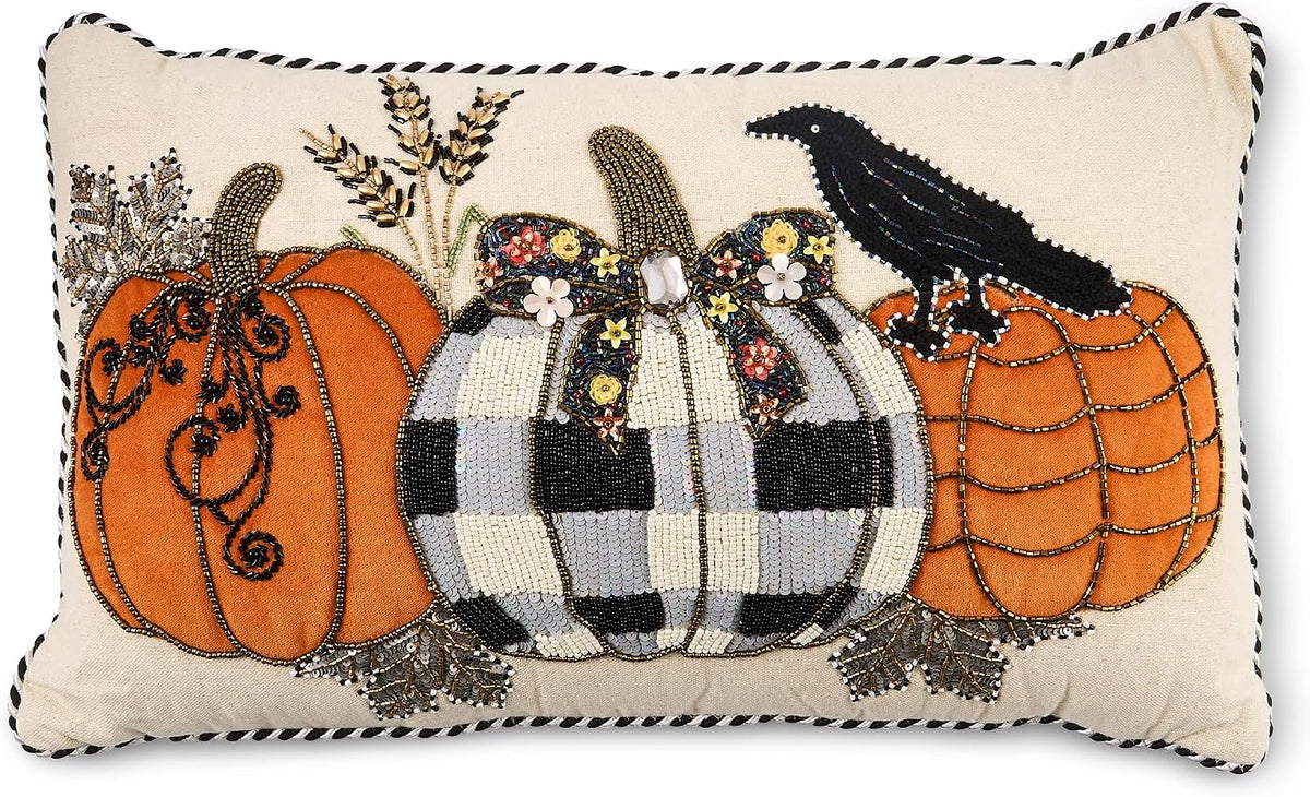 MACKENZIE-CHILDS Throw Pillow, 20x20, Frankenstein