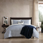 Eddie Bauer - Queen Duvet Cover Set with Shams