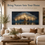 MBFKVFE Large Tree of Life Canvas Wall Art, 24x48 Inch